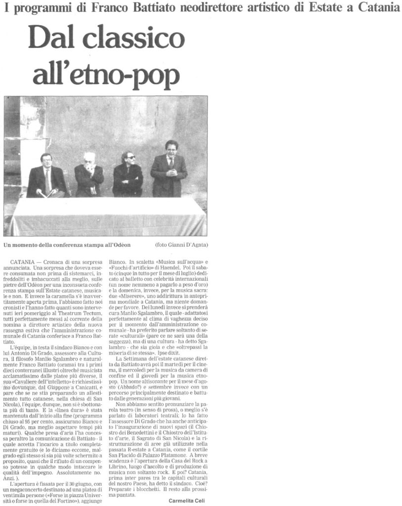 Dal classico all'etno-pop