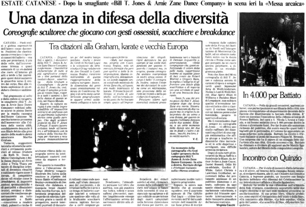 Una danza in difesa della diversità