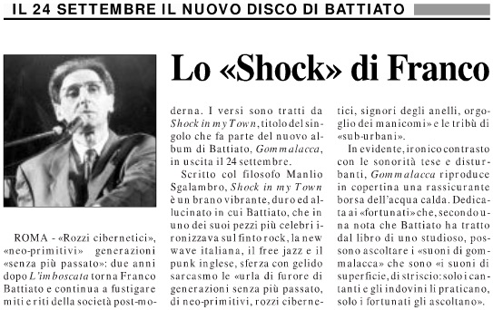 Lo «Shock» di Franco