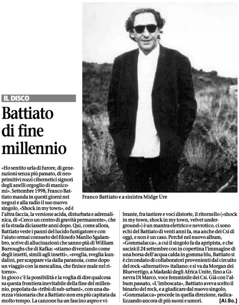 Battiato di fine millennio
