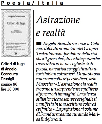 Astrazione e realtà
