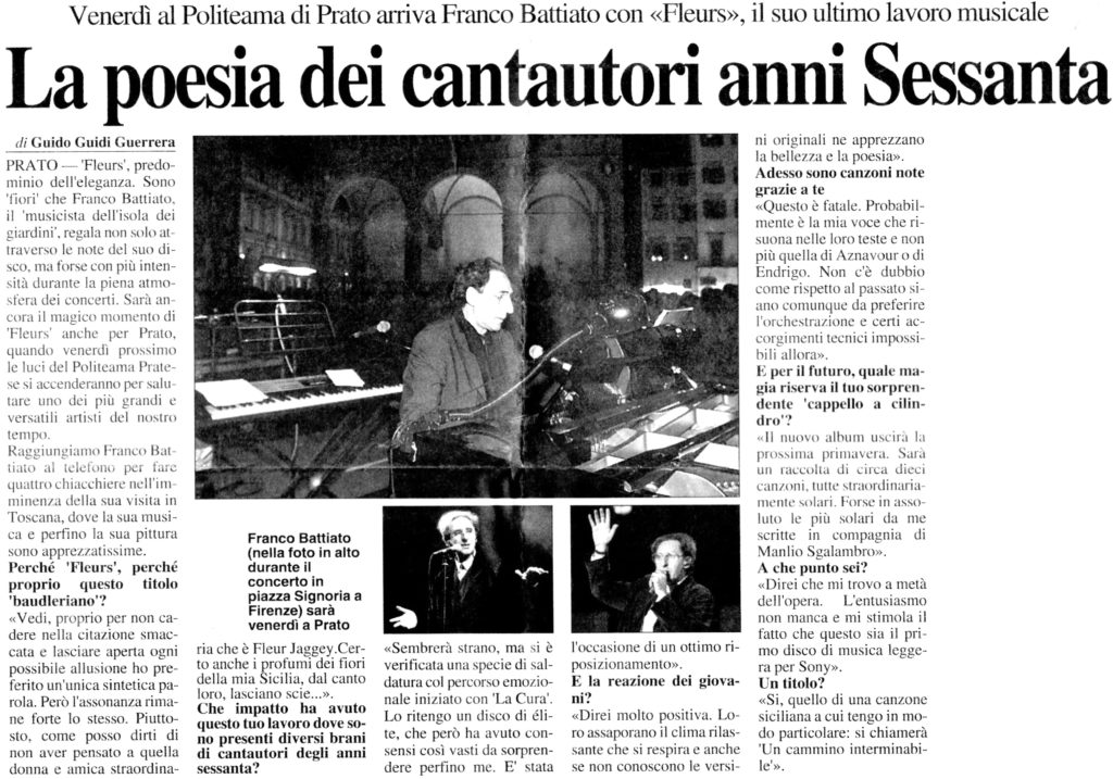 La poesia dei cantautori anni Sessanta