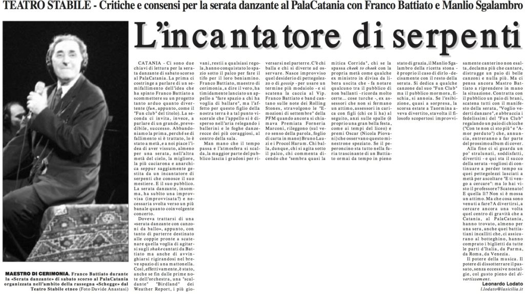 L'incantatore di serpenti