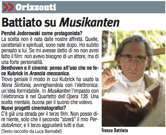 Battiato su Musikanten