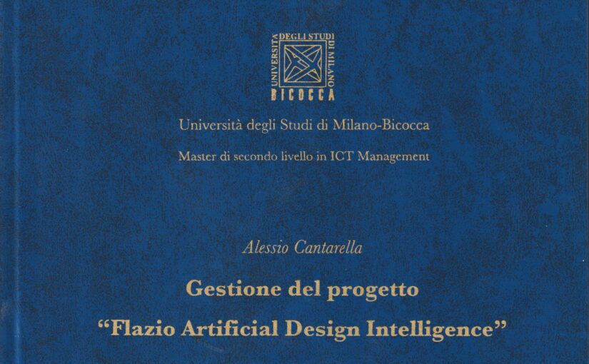 Gestione del progetto “Flazio Artificial Design Intelligence”